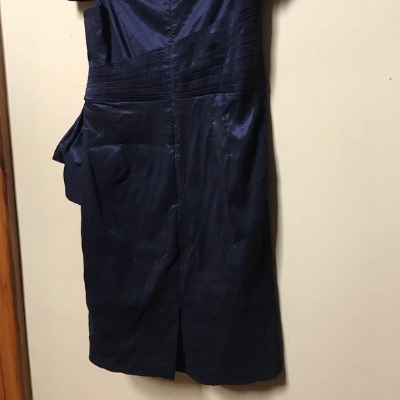 ELiza j blue dress off the shoulder cap sleeve - Picture 6 of 8